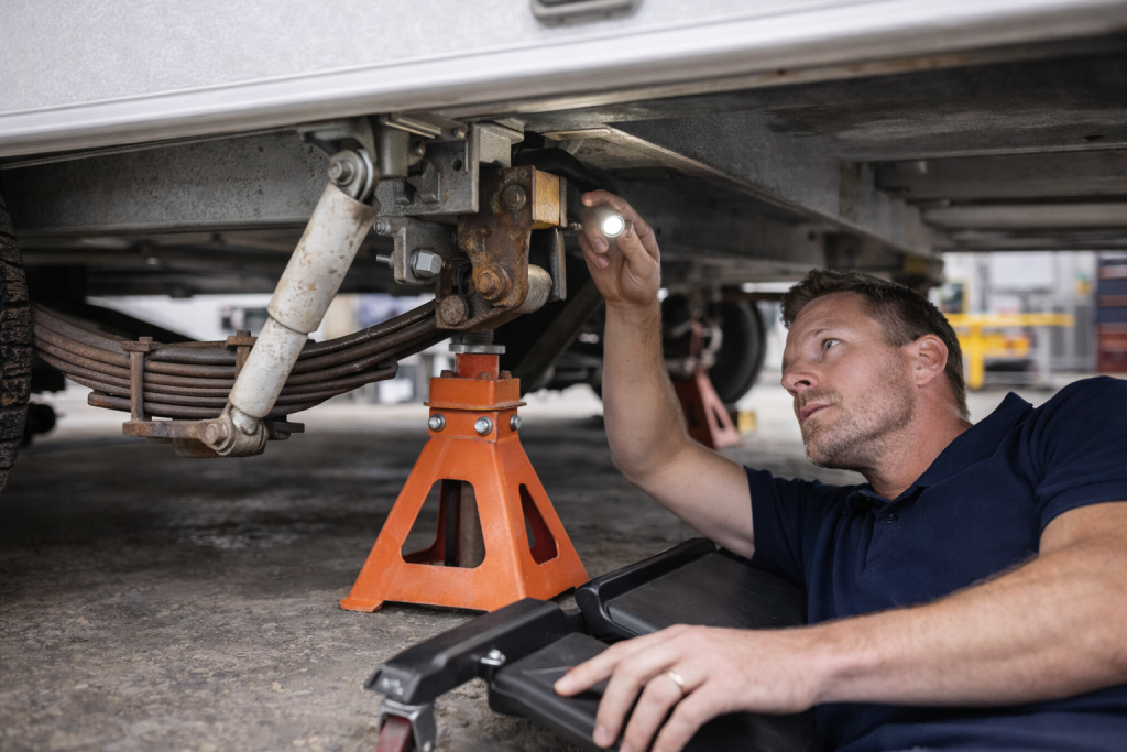 Professional annual caravan servicing and safety inspection
